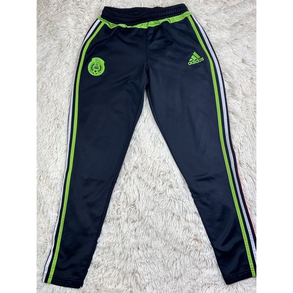 Adidas Women Cool Climate Active Track Pants Size Small Black Green